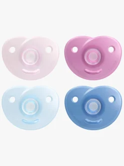 Philips Avent Soothie Sut 0-6 mdr., Lyserød/Blå