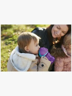 Philips Avent Sugerørskop m. Håndtag 200ml, Lilla/Turkis
