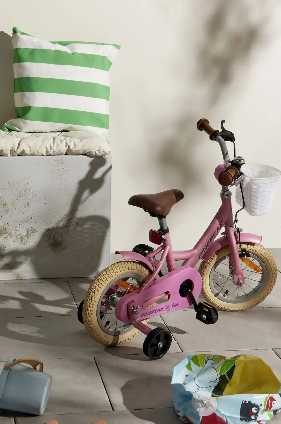 Pinepeak Retro City Børnecykel 12 Tommer