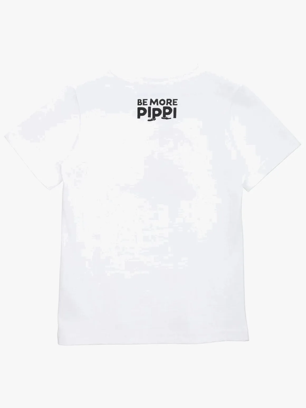 Pippi Langstrømpe Venlig T-shirt, Hvid