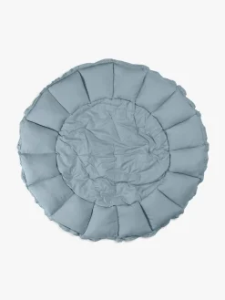 Play&Go Organic Bloom Legetæppe, Dusty Blue