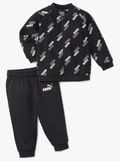 Puma Minicats Power AOP Sæt, Puma Black