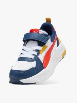 Puma Trinity Lite AC+ PS Sneakers, White/Fierce Red/Persian Blue