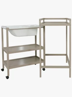 Quax Basic Puslebord med Badekar, Stone