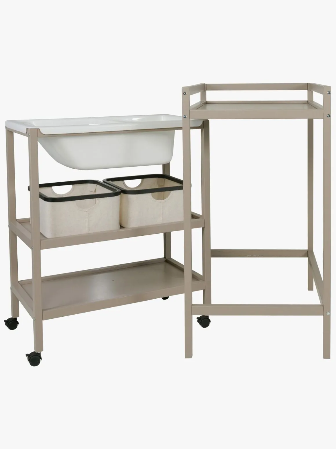 Quax Basic Puslebord med Badekar, Stone