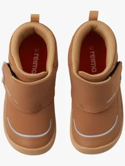 Reima Hyppii Barefoot WP Sneakers, Cinnamon Brown