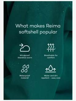 Reima Nurmes Softshellflyverdragt, Bright Berry