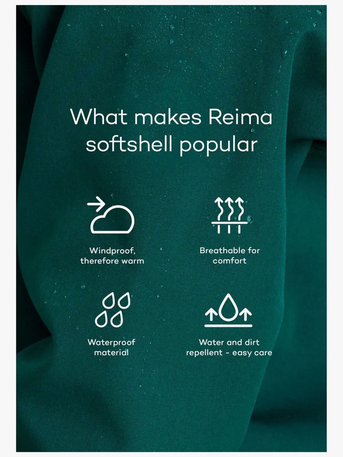 Reima Vantti Softshelljakke Mønstret, Bright Berry