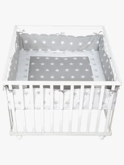 Roba Kravlegård med Hjul, Little Stars White