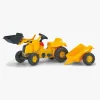 Rolly Toys Gravemaskine med Anhænger Cat Gul
