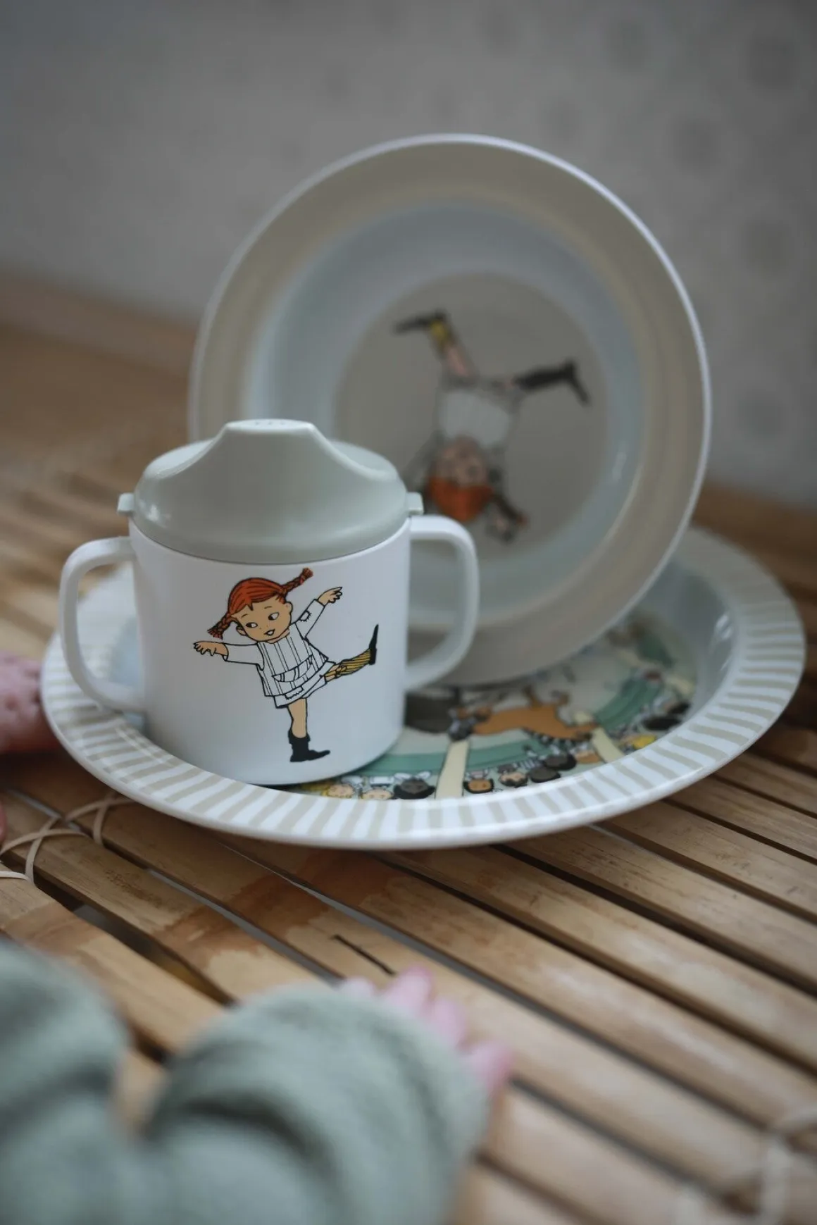 Rätt Start Pippi Langstrømpe Cirkus Spisesæt 3 Dele