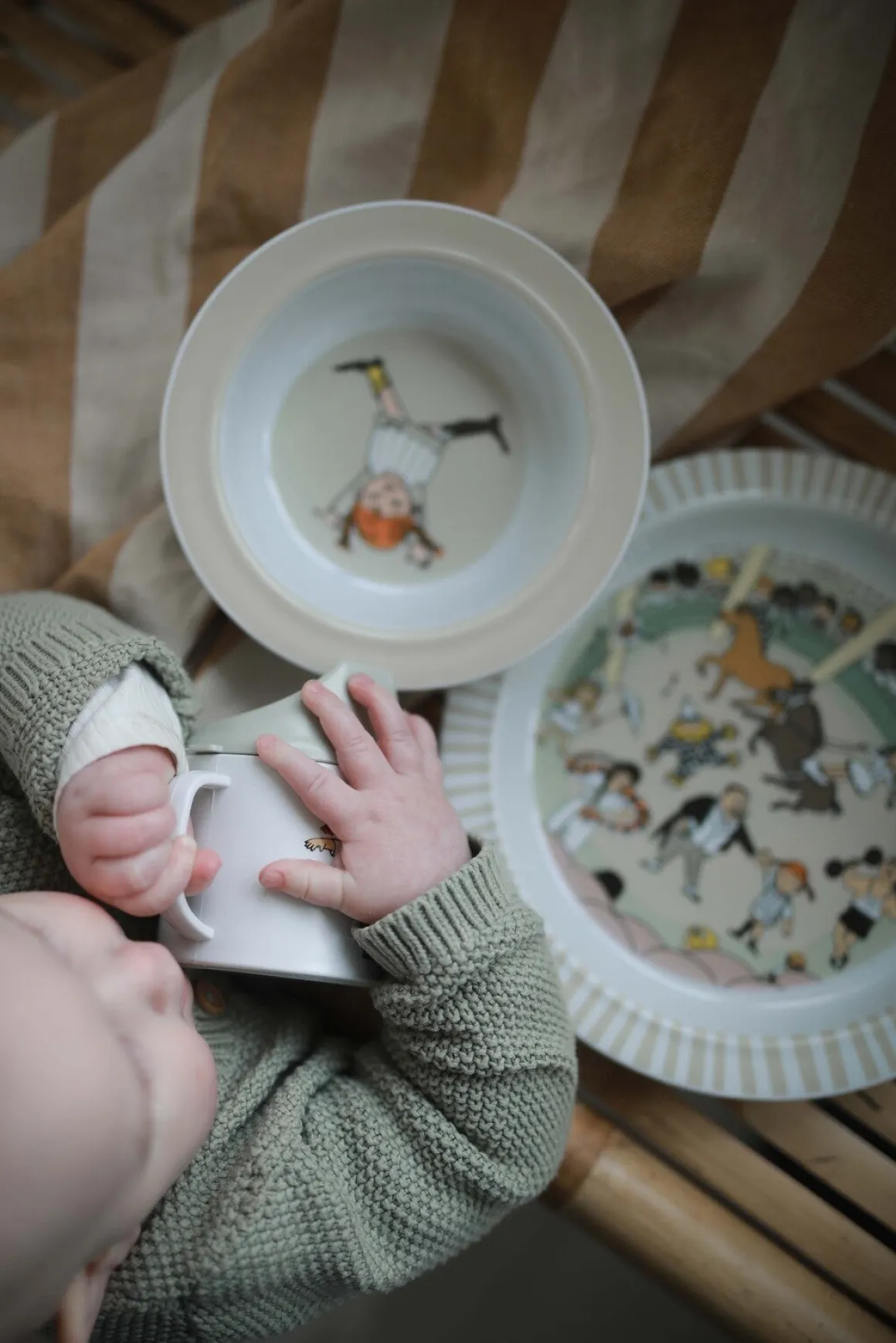 Rätt Start Pippi Langstrømpe Cirkus Spisesæt 3 Dele