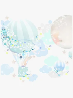 Schmooks Wallsticker Hot Air, Blue