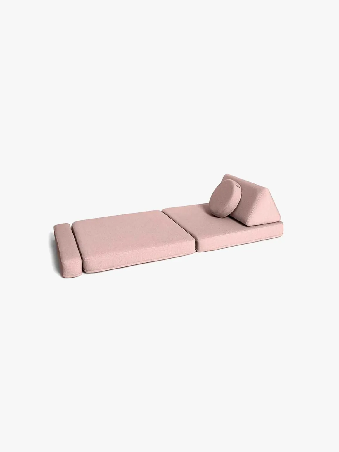 Shappy Play Bygbar Lænestol 80x80 cm, Soft Pink