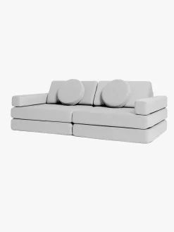 Shappy Play Bygbar Sofa 160x80 cm, Lysegrå