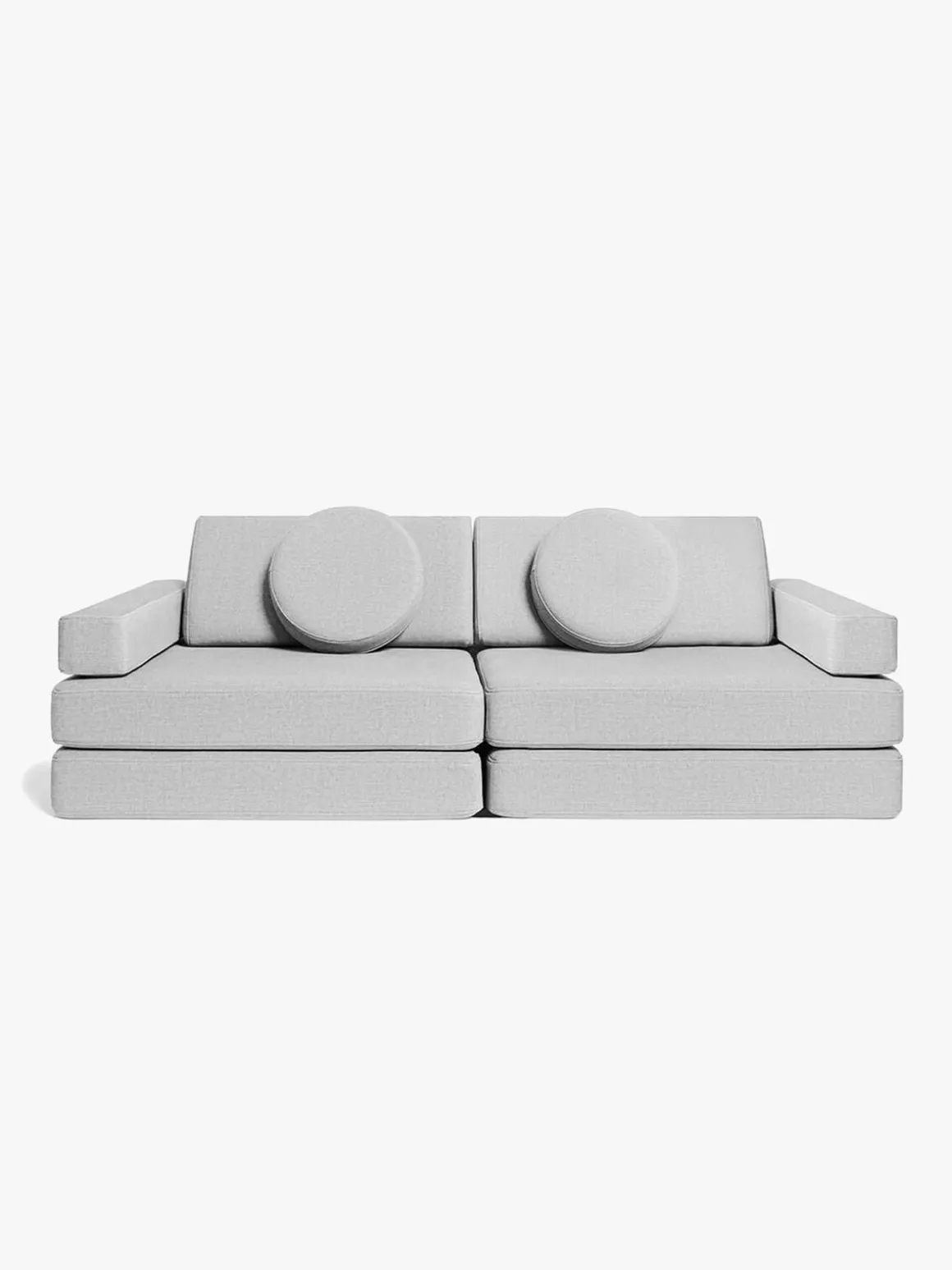 Shappy Play Bygbar Sofa 160x80 cm, Lysegrå