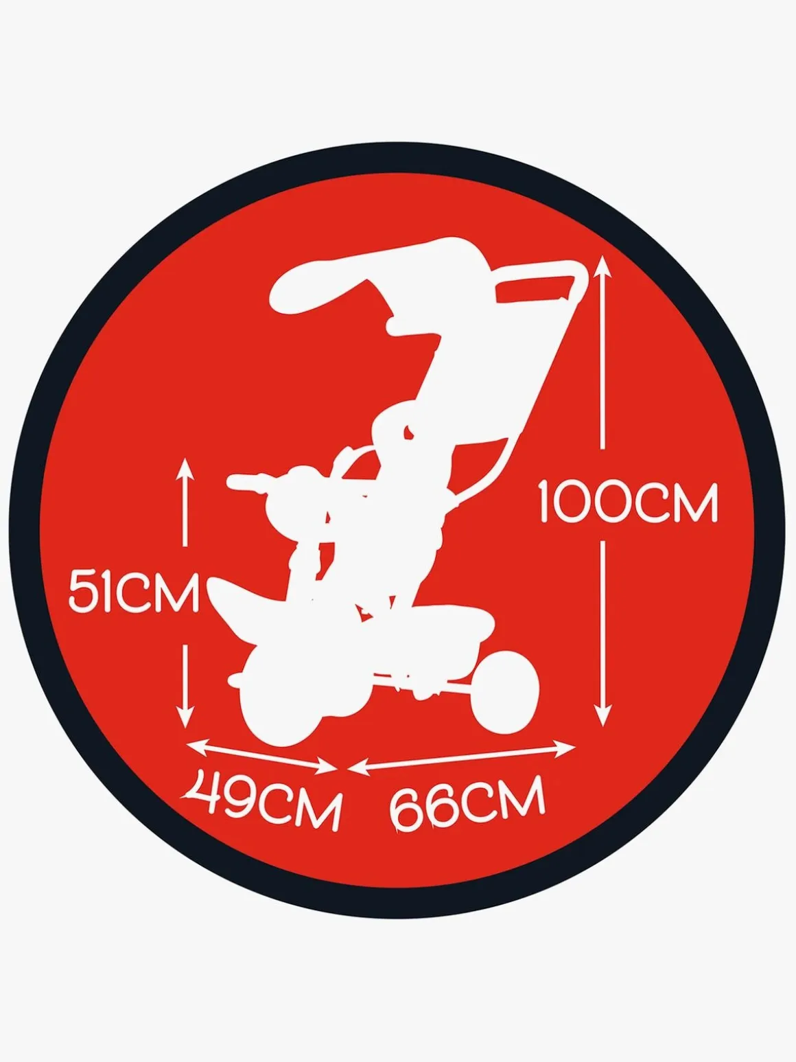 Smoby Trehjulet Cykel Baby Balade Plus Mickey Mouse