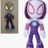 Spidey and His Amazing Friends Bamse Ghost Spider Selvlysende 25 cm