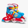 Stamp Paw Patrol Justerbar 2-i-1 Inliners Størrelse 27-30, Blå/Rød