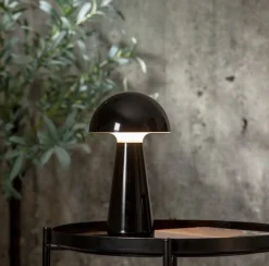 Star Trading Bordlampe Mushroom, Sort