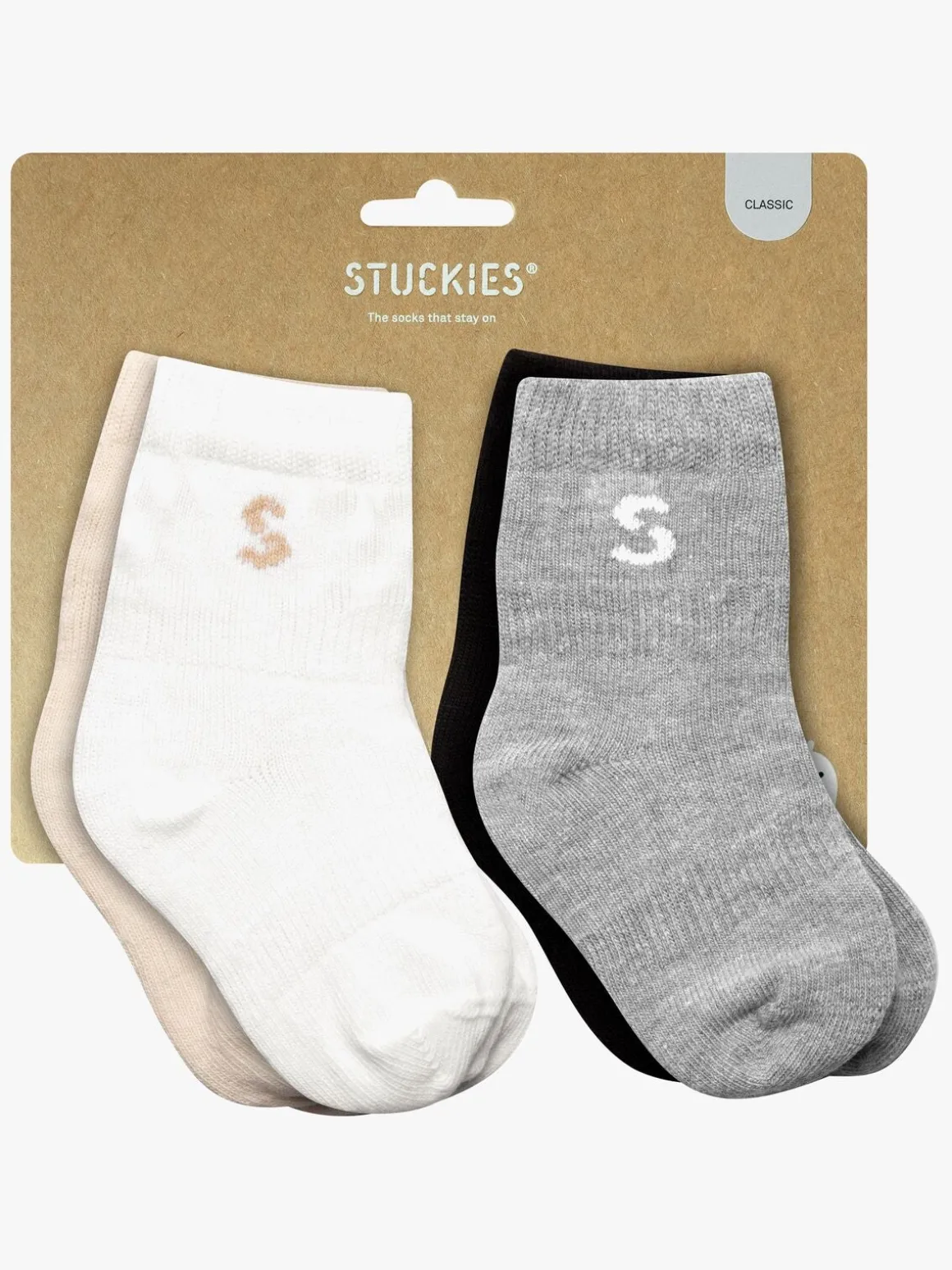 STUCKIES Strømper Baby 4-pak, Classic