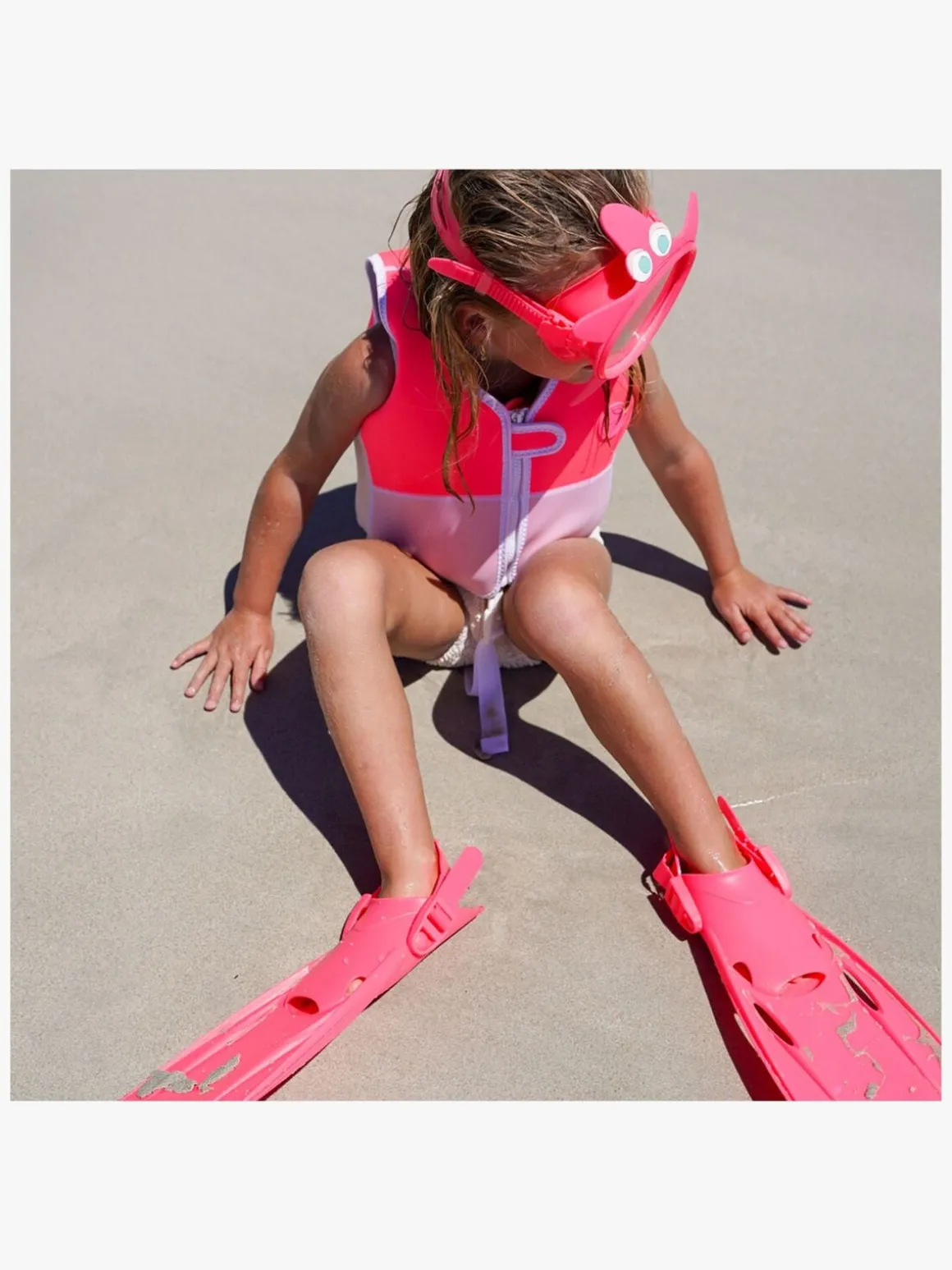 SUNNYLiFE Snorkelsæt Barn Small, Melody The Mermaid Pink