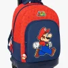 Super Mario Compact Trolley Kuffert 33L Trick, Mørkeblå/Rød