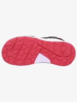 Superfit Criss Cross Sandaler, Grey/Pink