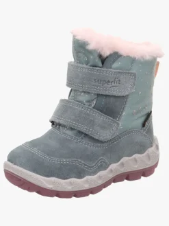 Superfit Icebird Vinterstøvler, Light Green/Pink
