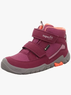 Superfit Trace Mid GTX Forede Sneakers, Red/Orange