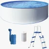 Swim & Fun Kreta poolsæt 460x90 cm, Hvid