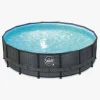 Swing Pools Elite poolsæt 488x122 cm, Sort