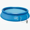 Swing Pools poolsæt 244x76 cm, Blå