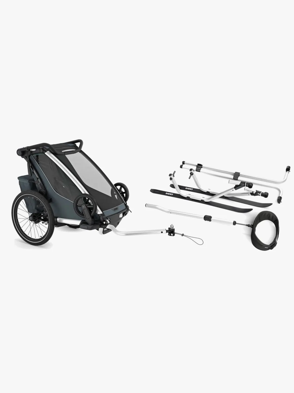 Thule Chariot Cross 1 Cykelanhænger inkl. Skisæt, Dark Slate G3