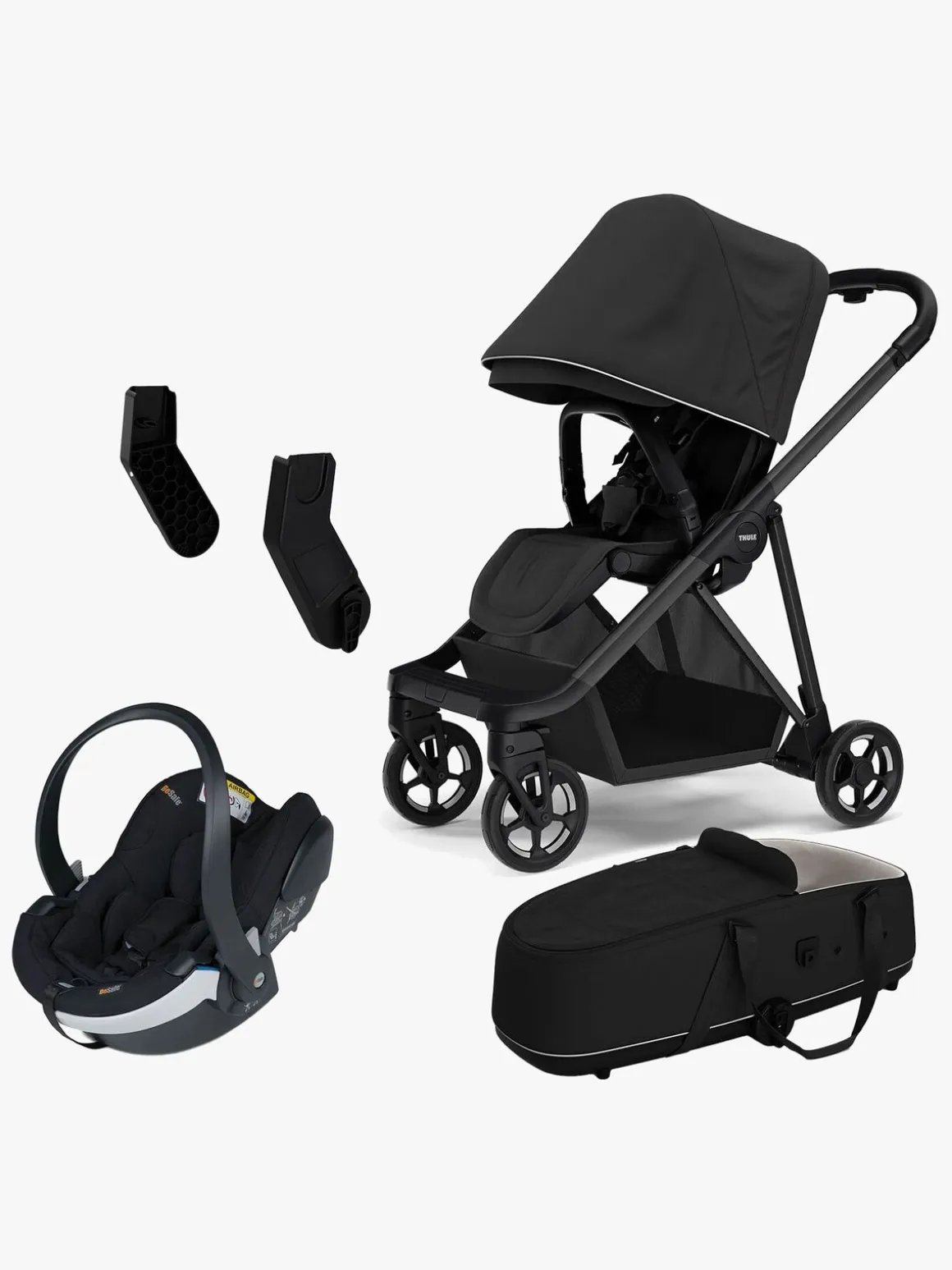 Thule Shine Duovogn inkl. BeSafe iZi Go Modular X2, Black/Black