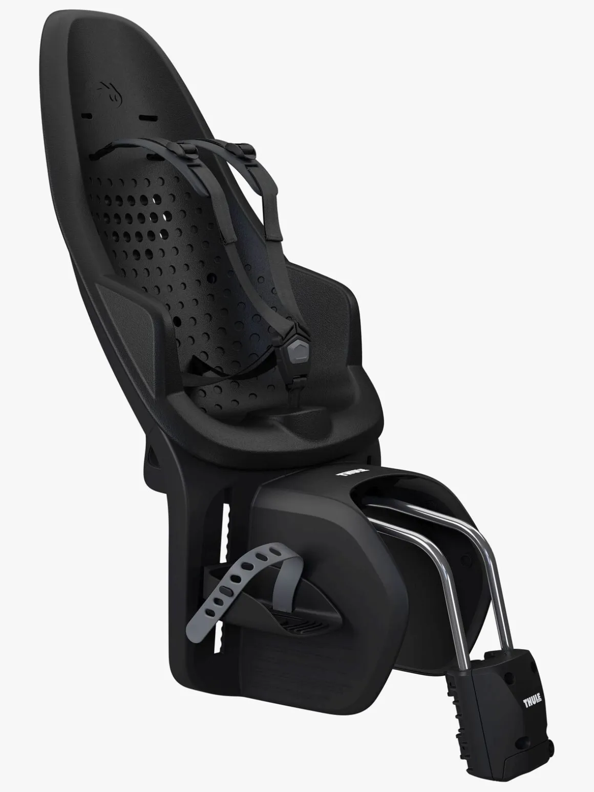 Thule Yepp 2 Maxi Frame Mount Cykelstol inkl. Regnslag, Sort