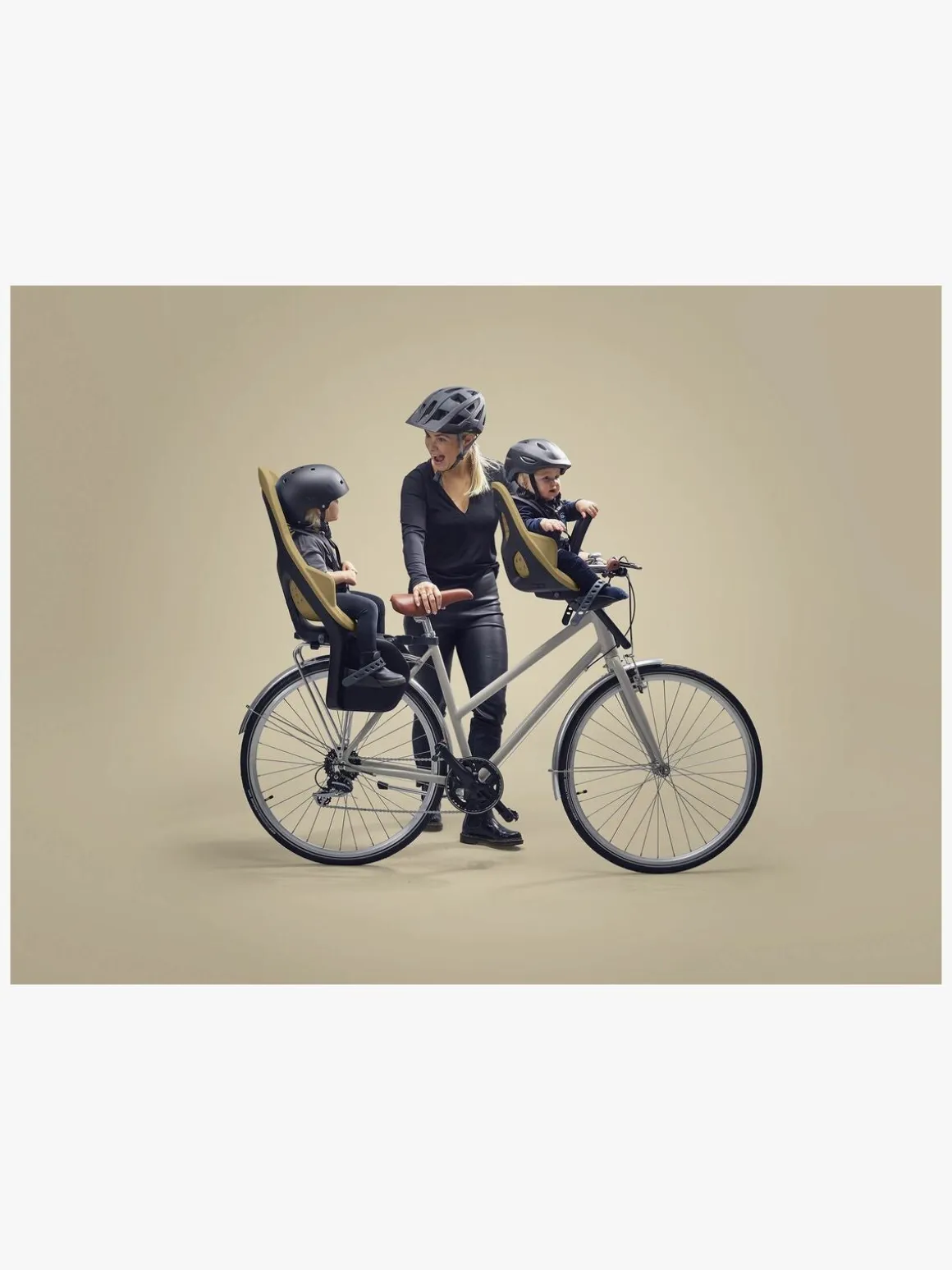 Thule Yepp 2 Maxi Frame Mount Cykelstol, Fennel Tan