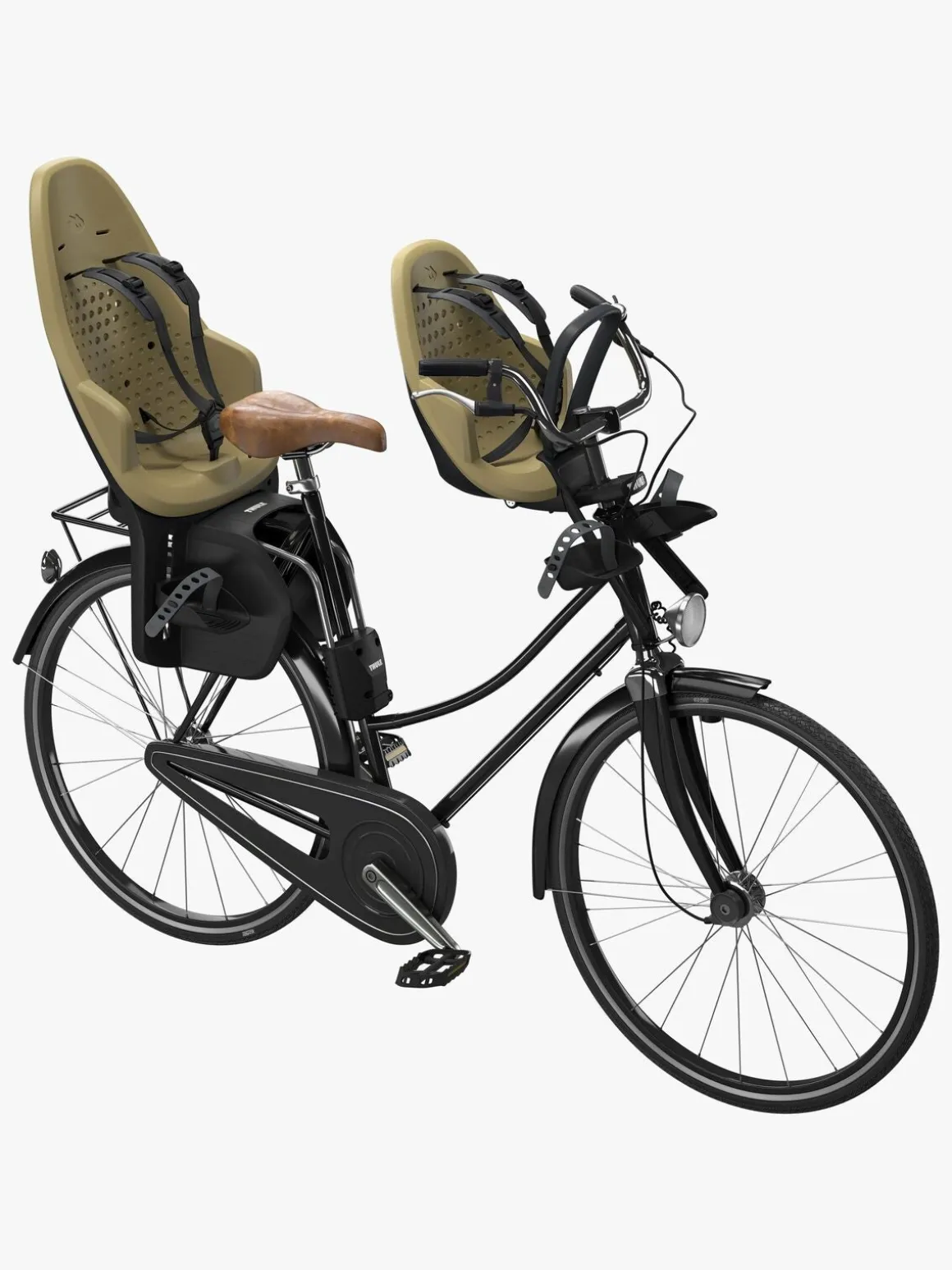 Thule Yepp 2 Maxi Frame Mount Cykelstol, Fennel Tan