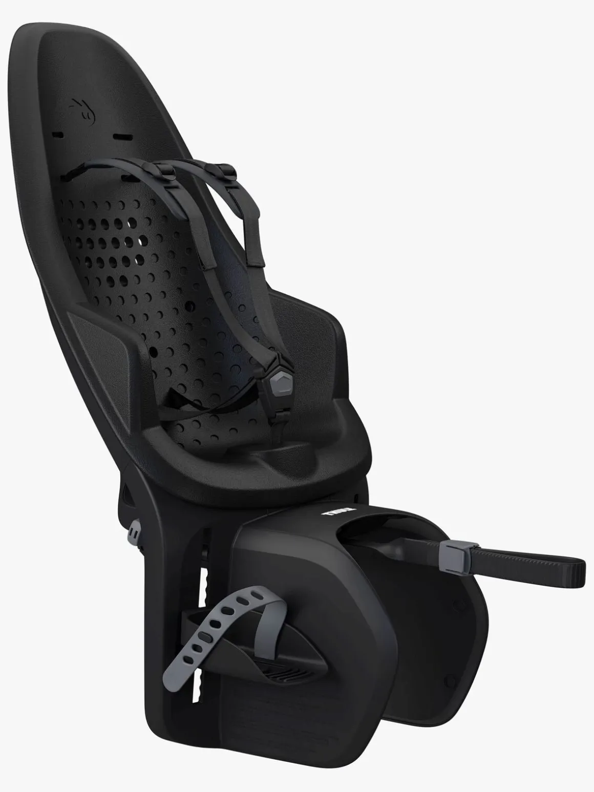 Thule Yepp 2 Maxi Rack Mount Cykelstol inkl. Regnslag, Sort