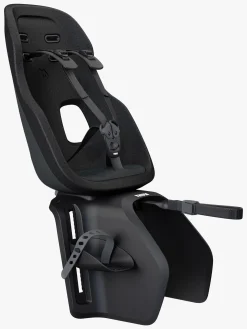 Thule Yepp Nexxt 2 Maxi Rack Mount Cykelstol inkl. Regnslag, Midnight Black