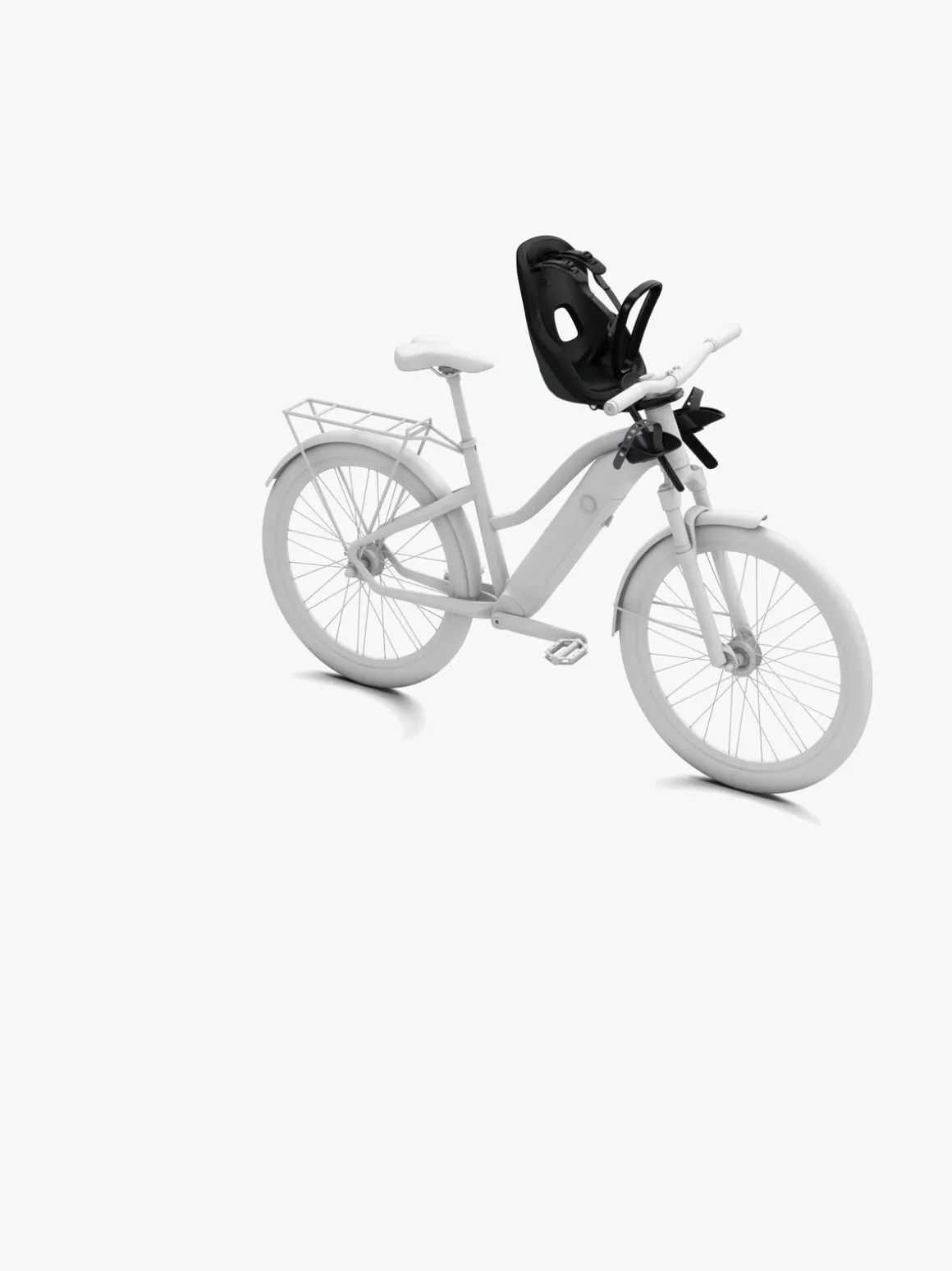 Thule Yepp Nexxt 2 Mini Front Mount Cykelstol, Midnight Black