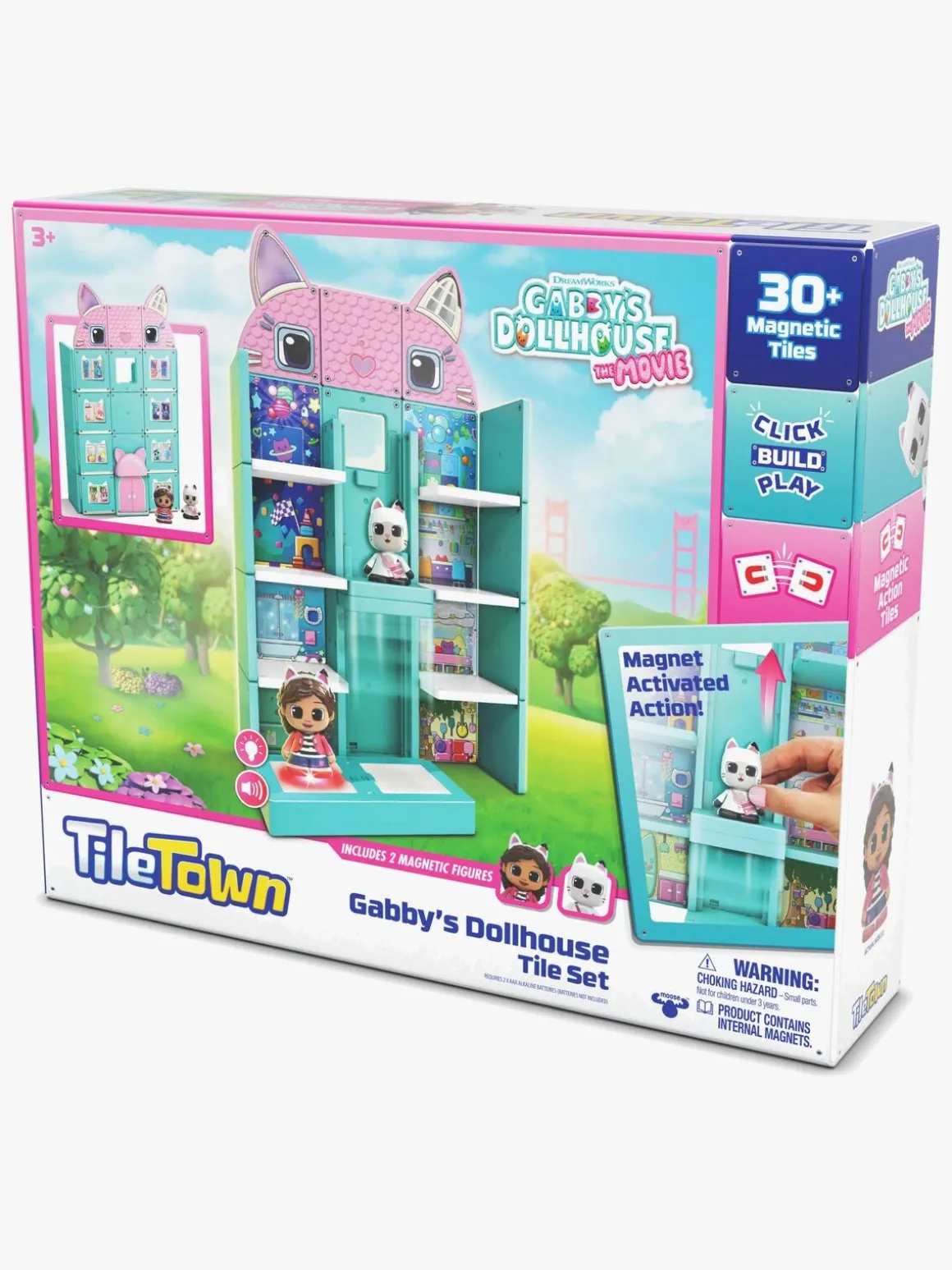 Tile Town Gabby's Dollhouse Magnetisk Byggesæt