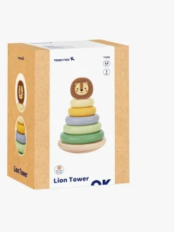 Tooky Toy Løve Stabeltårn, Multifarvet