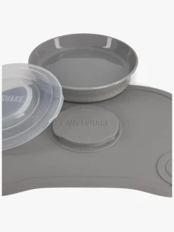 Twistshake Click-Mat Mini Tallerken & Underlag, Grå