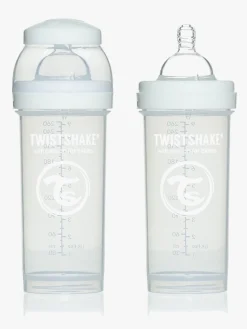 TwistShake Sutteflaske Anti-Kolik 260 ml, Hvid