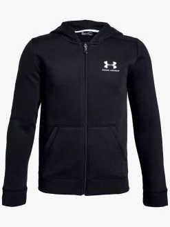 Under Armour EU Cotton Fleece Full Zip, Black