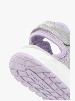 Viking Anchor Glitter 3V Sandaler, Lilac