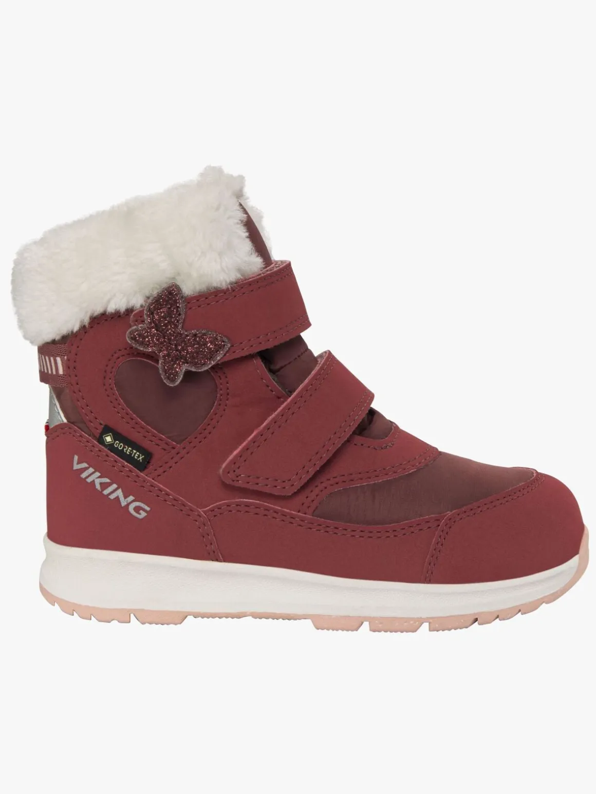 Viking Belle Butterfly 2V GTX Vinterstøvler, Dark Pink