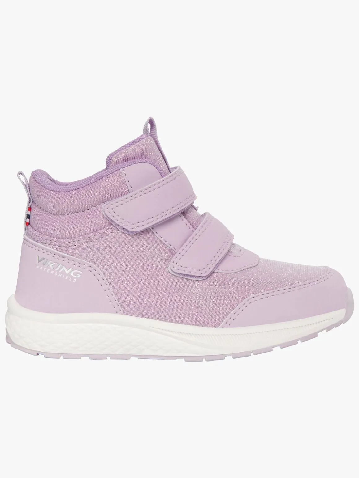 Viking Bouncy Glitter Mid 2V WP Sneakers, Lilac