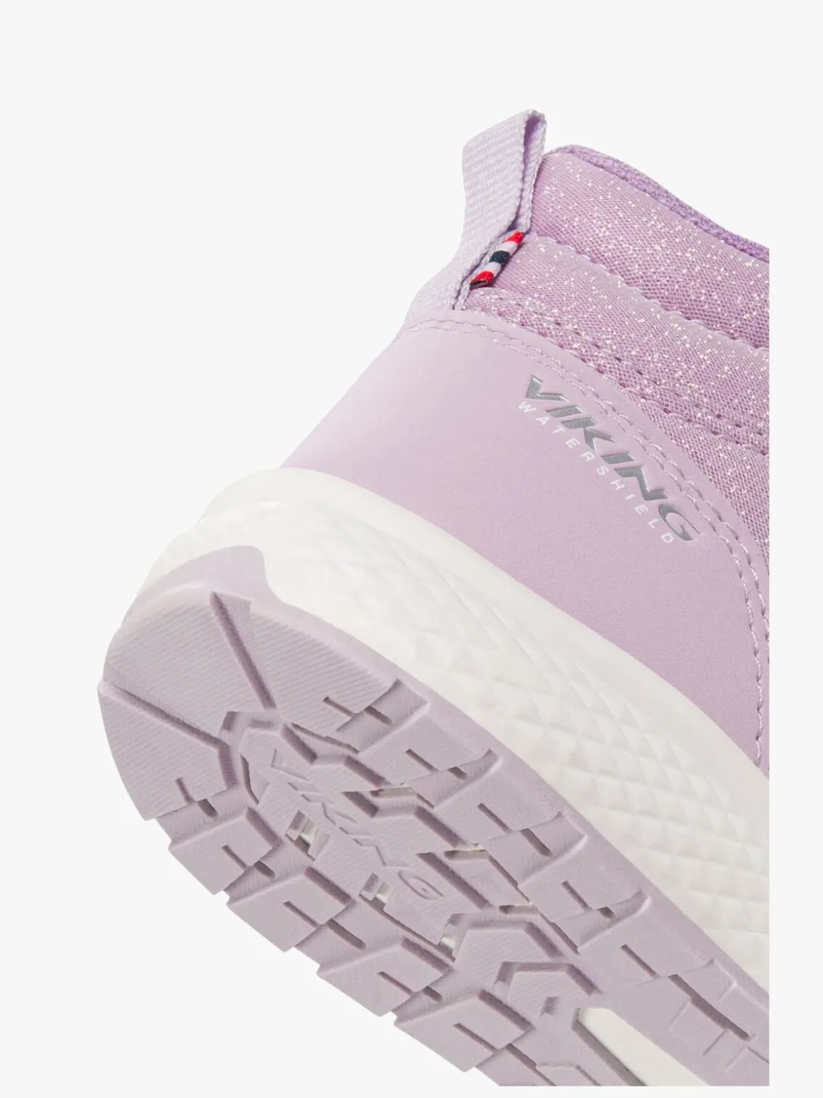 Viking Bouncy Glitter Mid 2V WP Sneakers, Lilac